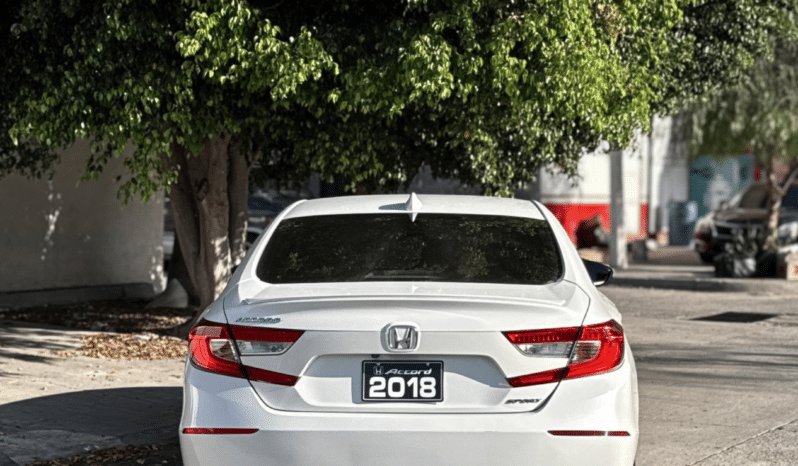 Honda Acord Sport 2018 completo